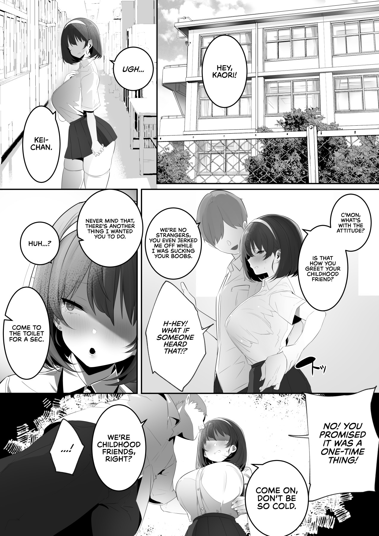 Hentai Manga Comic-A Book About stealing My Busty Childhood Friend Away From Her Boyfriend & Cumming Inside Her-Read-13